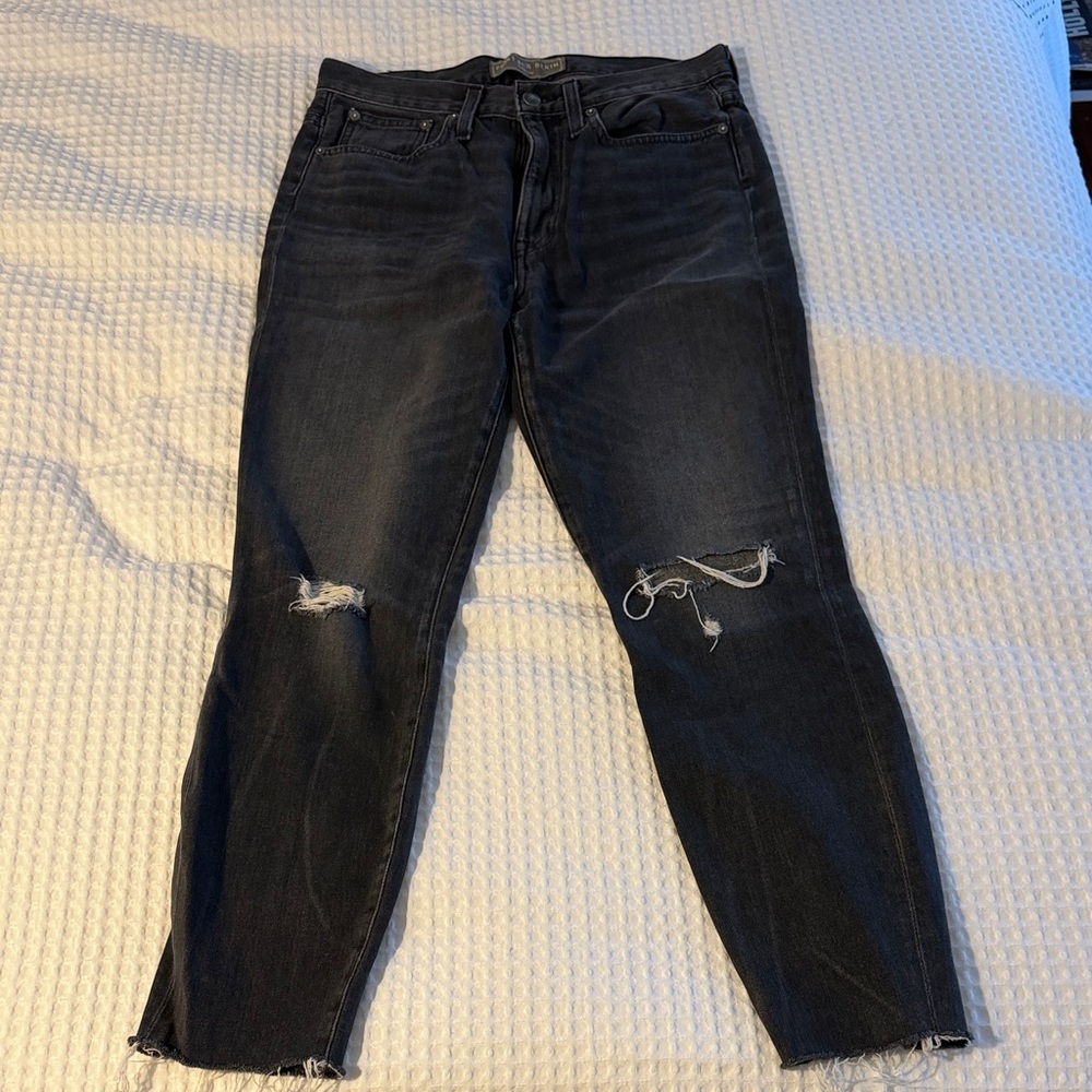 Women's Straight Leg Jeans - Black